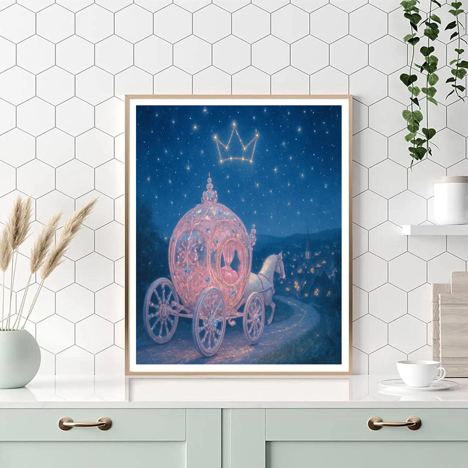 Princess Starbound Carriage paint by number