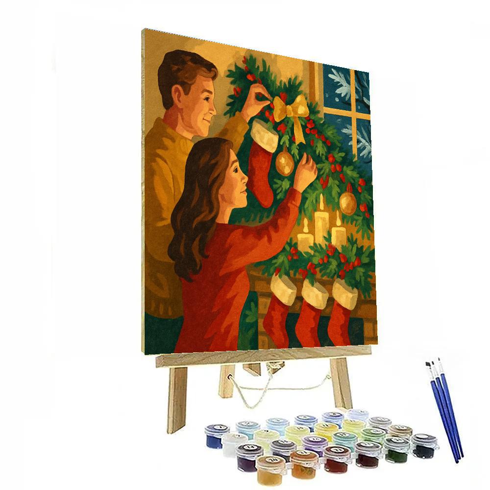 Ornamented Hearthside Harmony paint by numbers