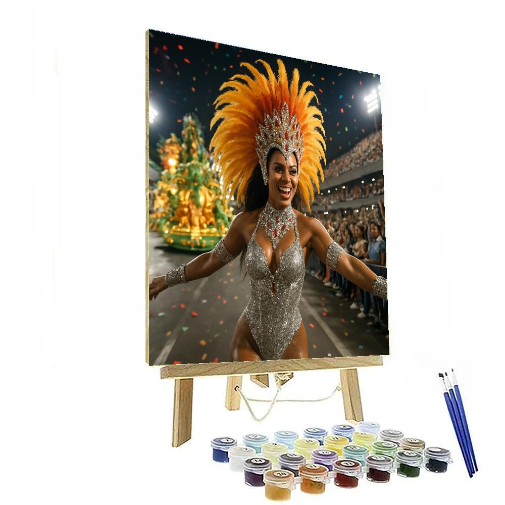 Carnival Celebration In Rio paint by number