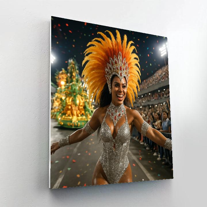 Carnival Celebration In Rio paint by number