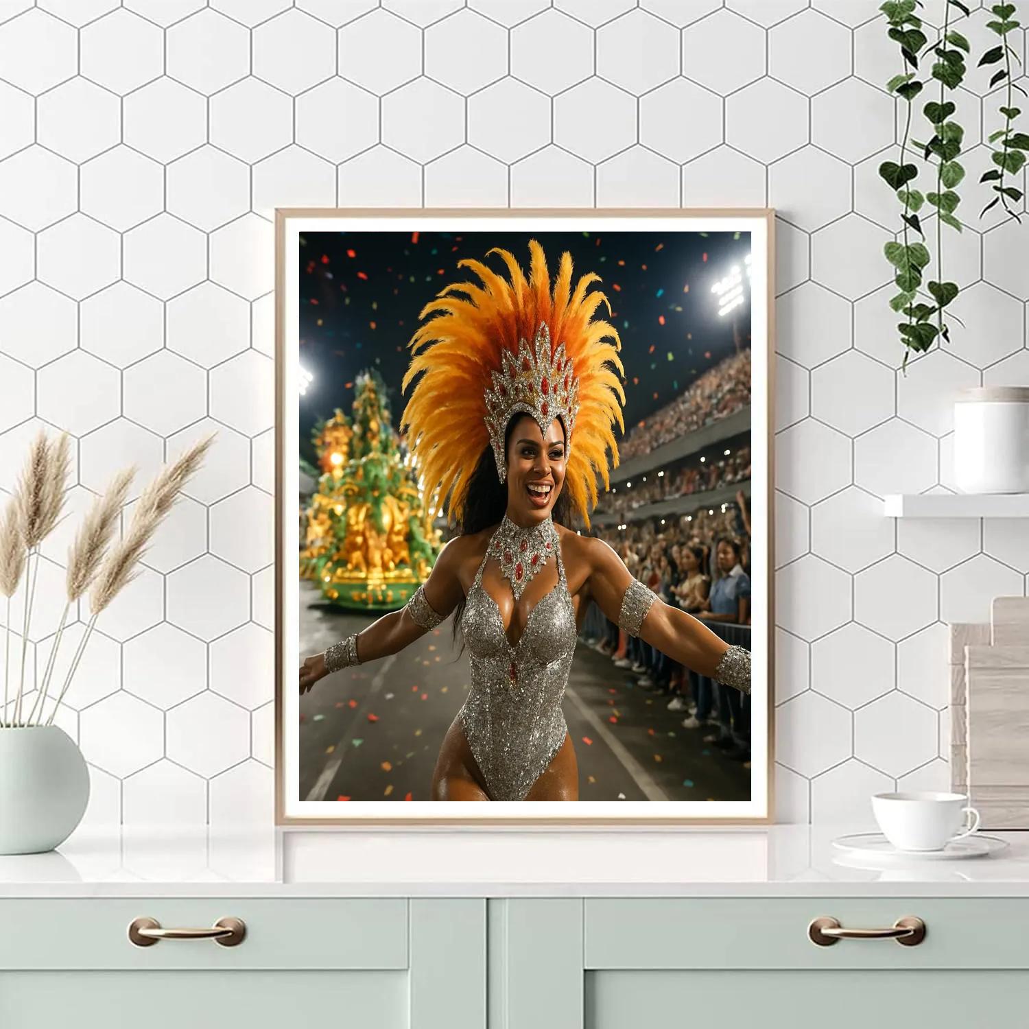 Carnival Celebration In Rio paint by number