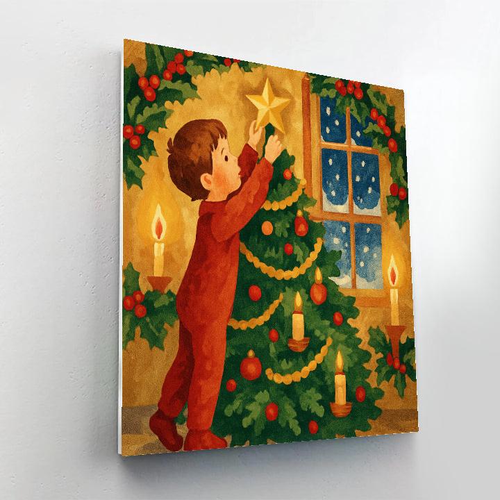 Holiday Hearth And Holly Numbered painting kits