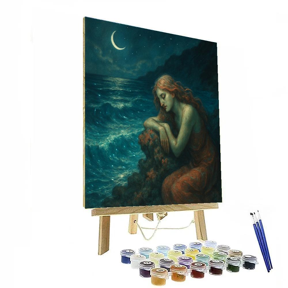 Mermaid Tidal Stars paint by color