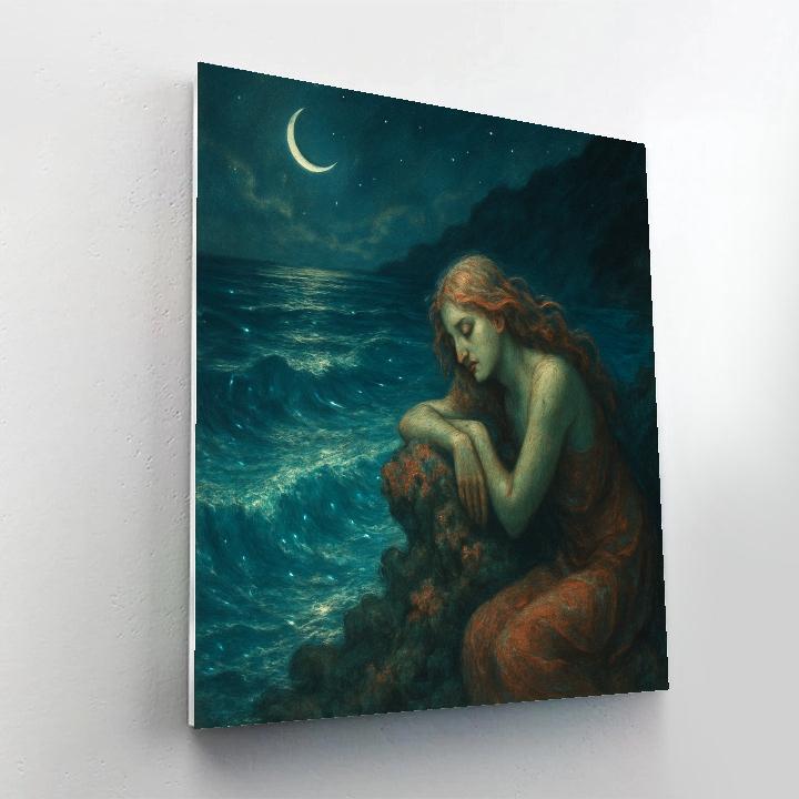 Mermaid Tidal Stars paint by color