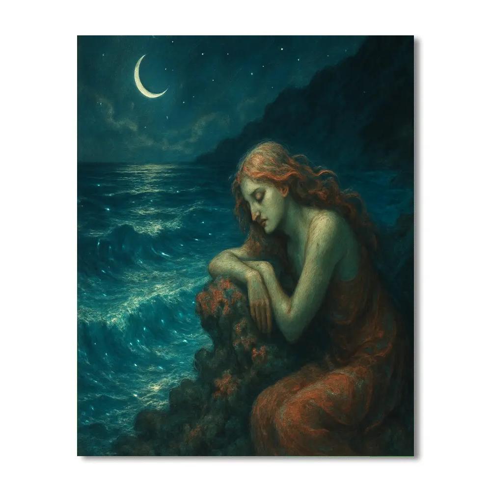Mermaid Tidal Stars paint by color
