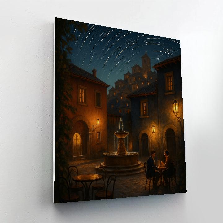 Italy Celestial Piazza Number painting