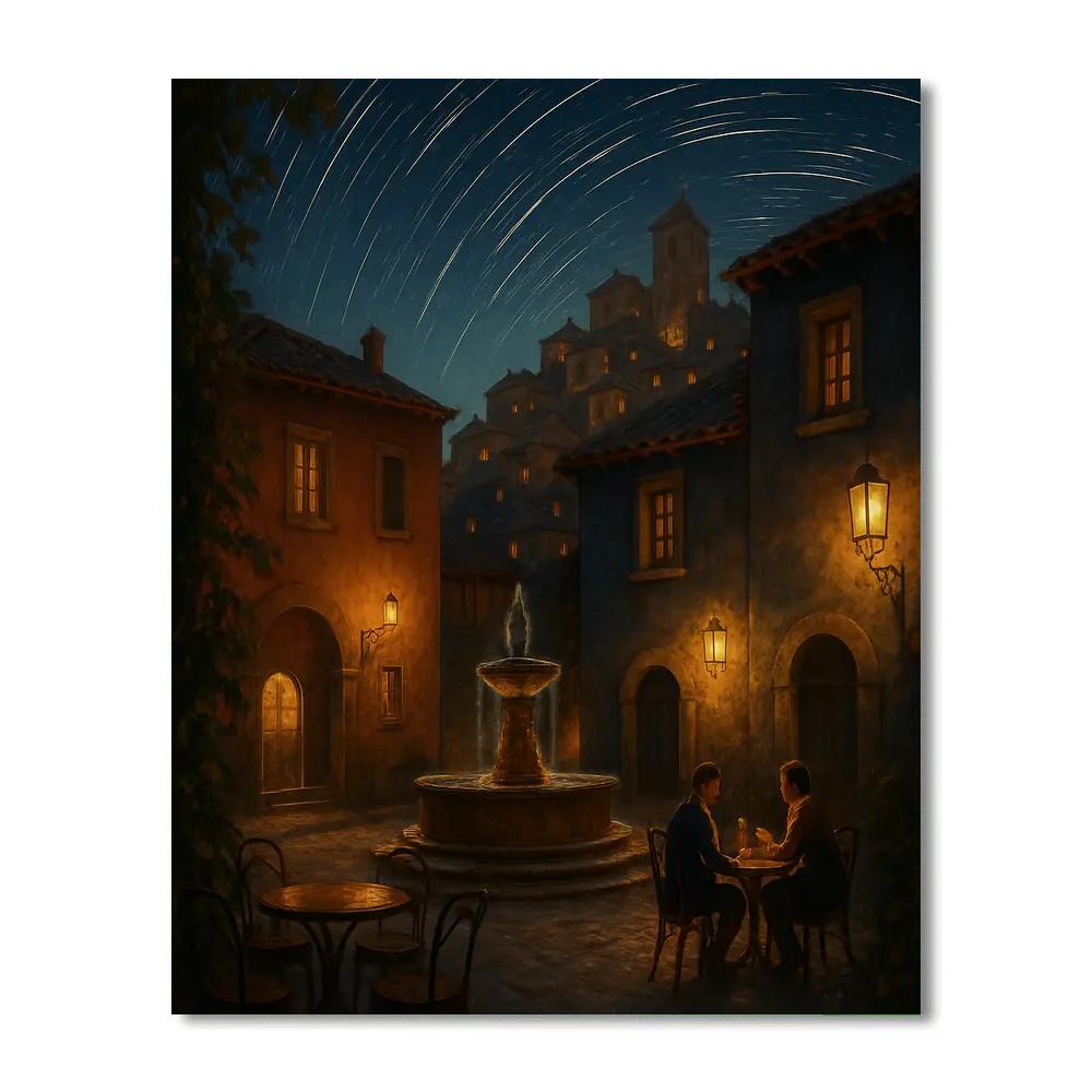 Italy Celestial Piazza Number painting