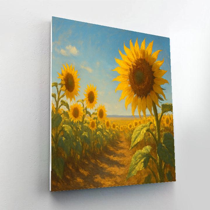 Sunflower Helios Field Paint by numbers kits