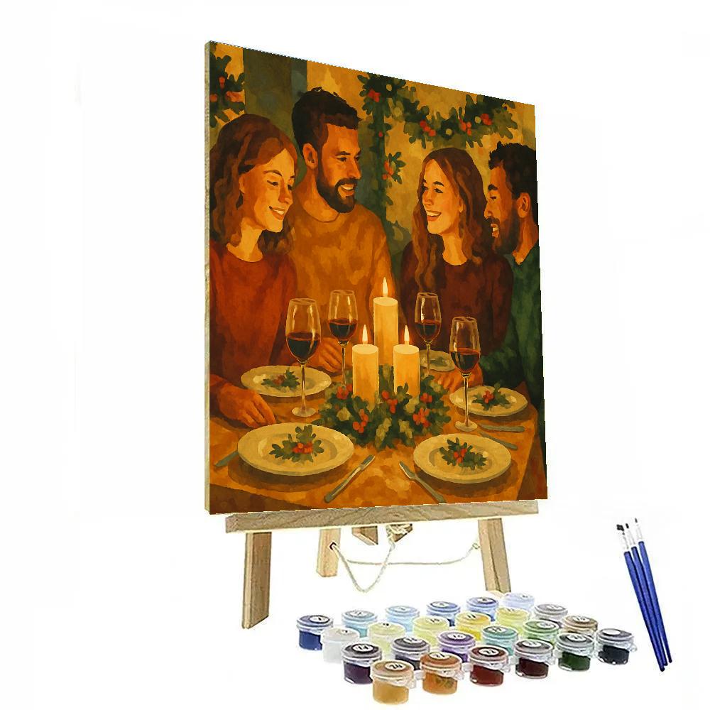 Candlelight Reunion Painting by numbers kit