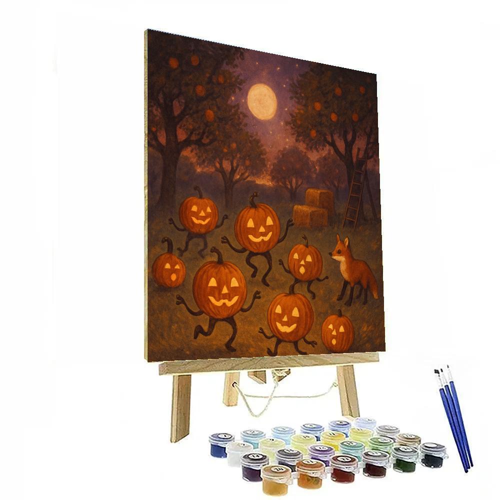 Moon Orchard Lantern Waltz Paint by numbers kits