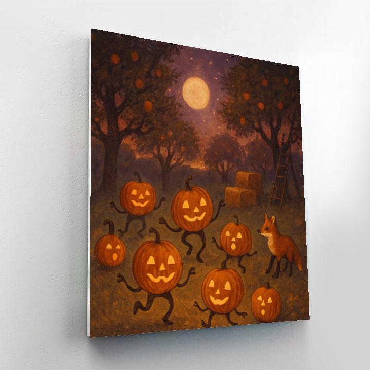 Moon Orchard Lantern Waltz Paint by numbers kits