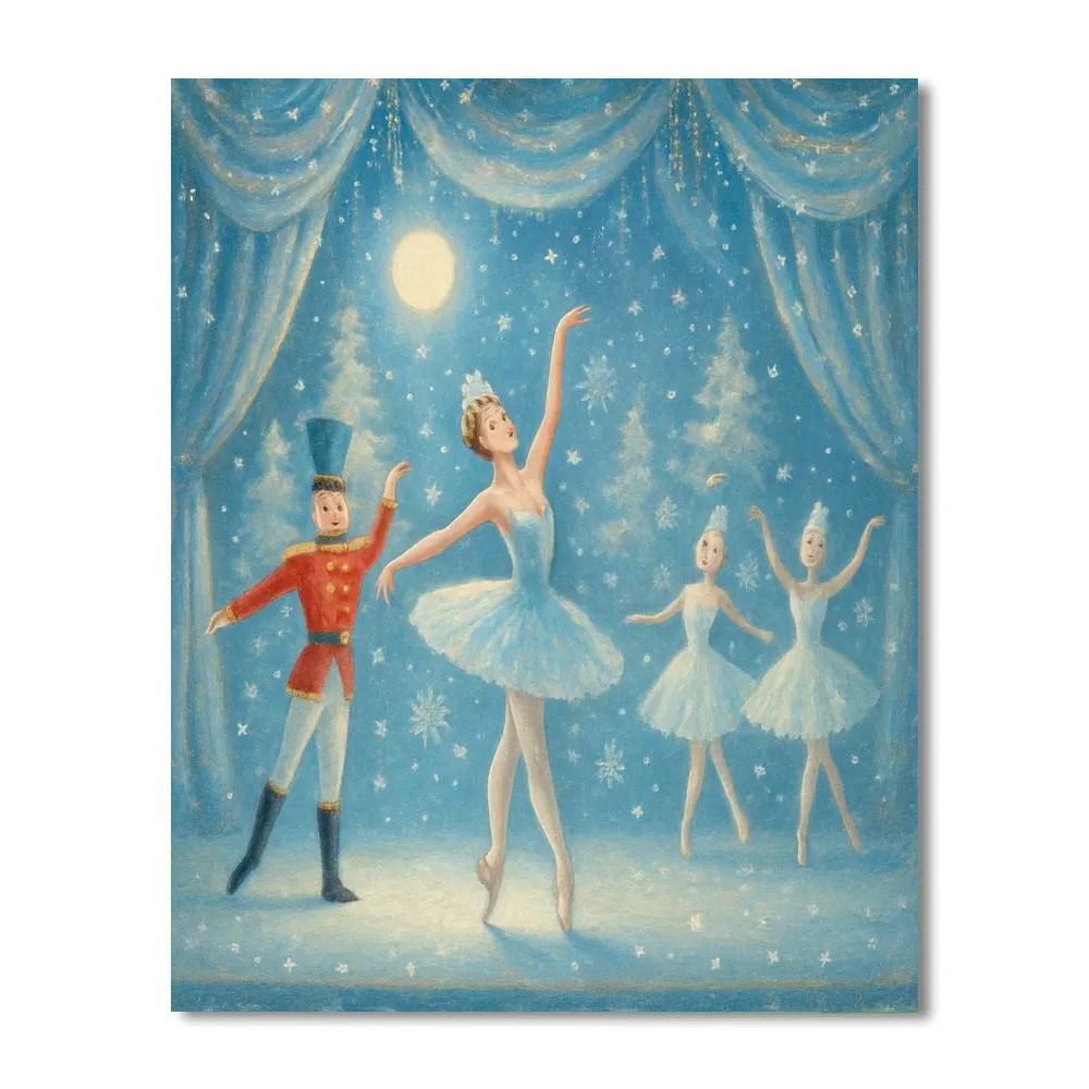 Twinkling Nutcracker Ballet Fantasy Numbered painting kits