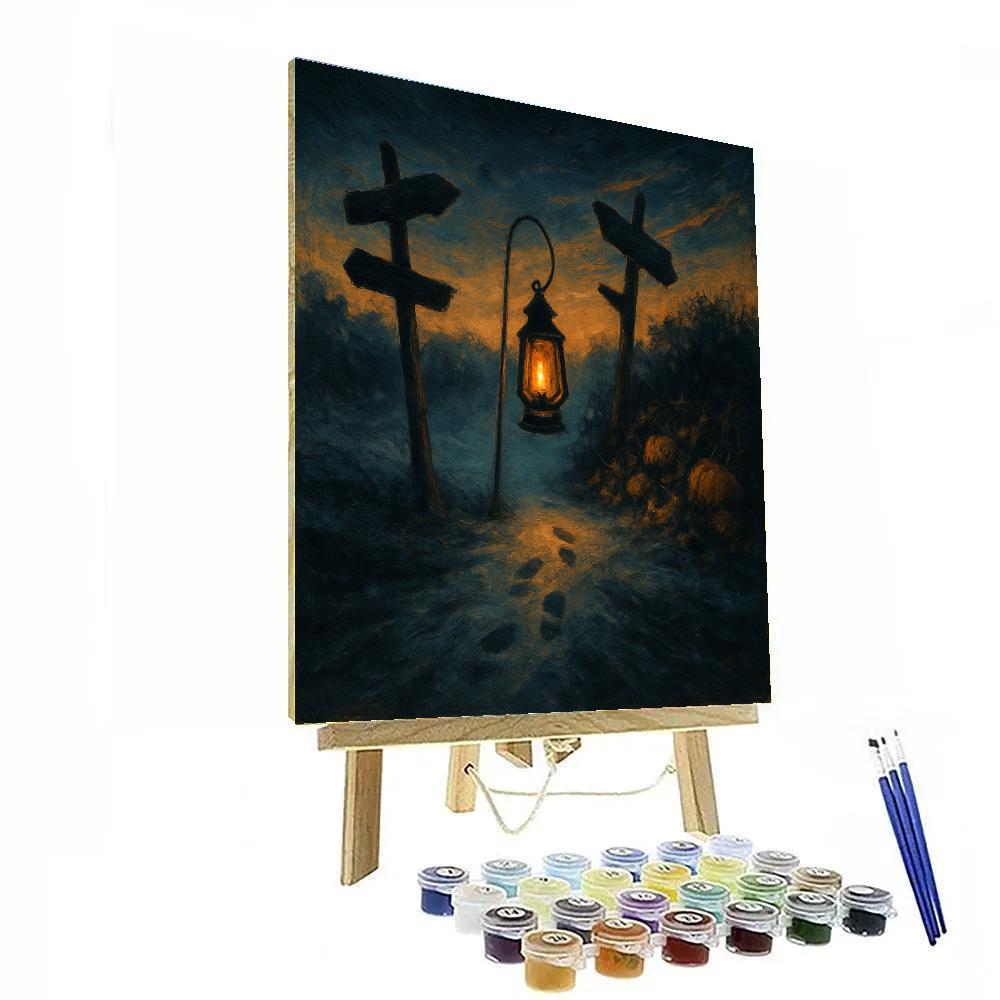 Foggy Lantern Crossroads paint by color