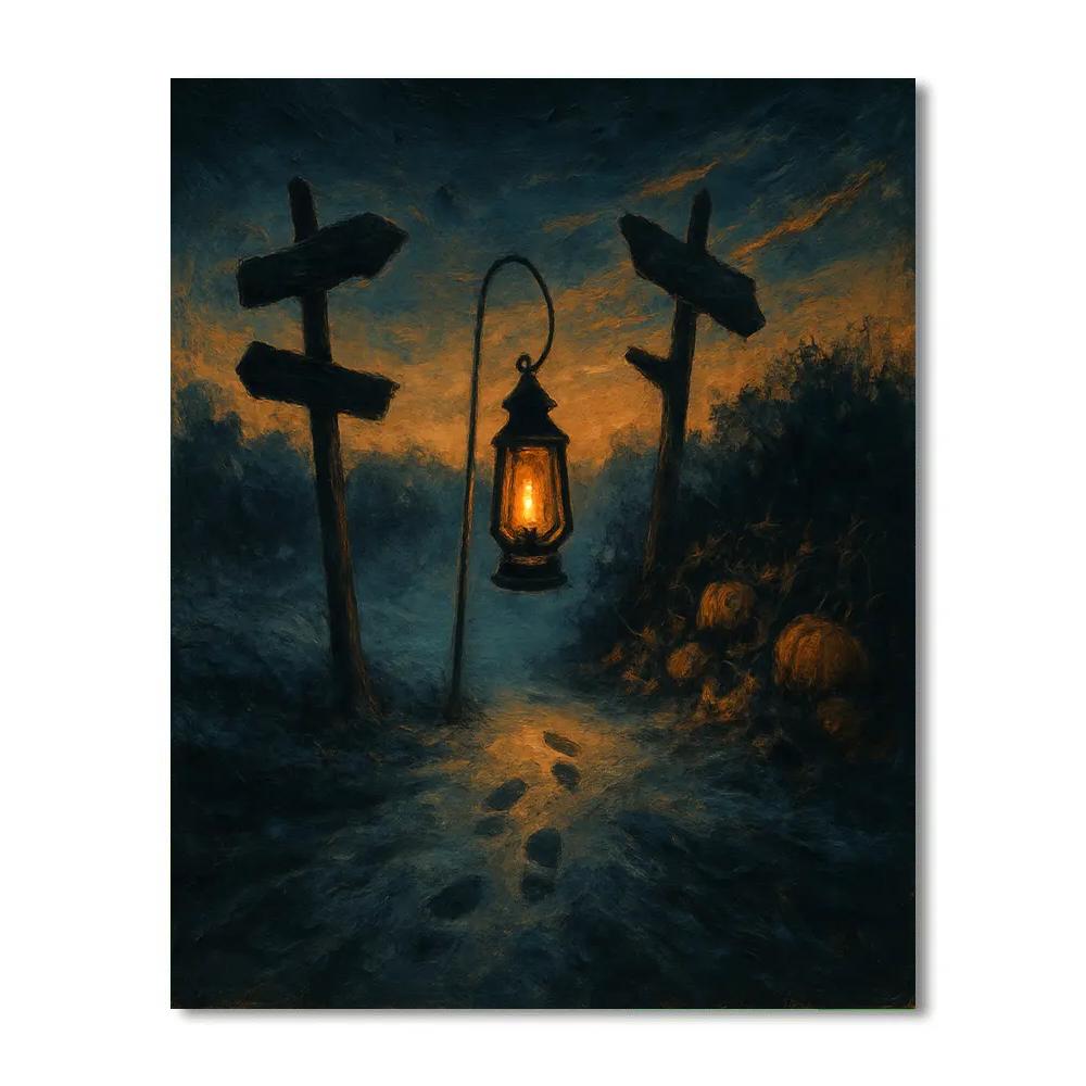Foggy Lantern Crossroads paint by color