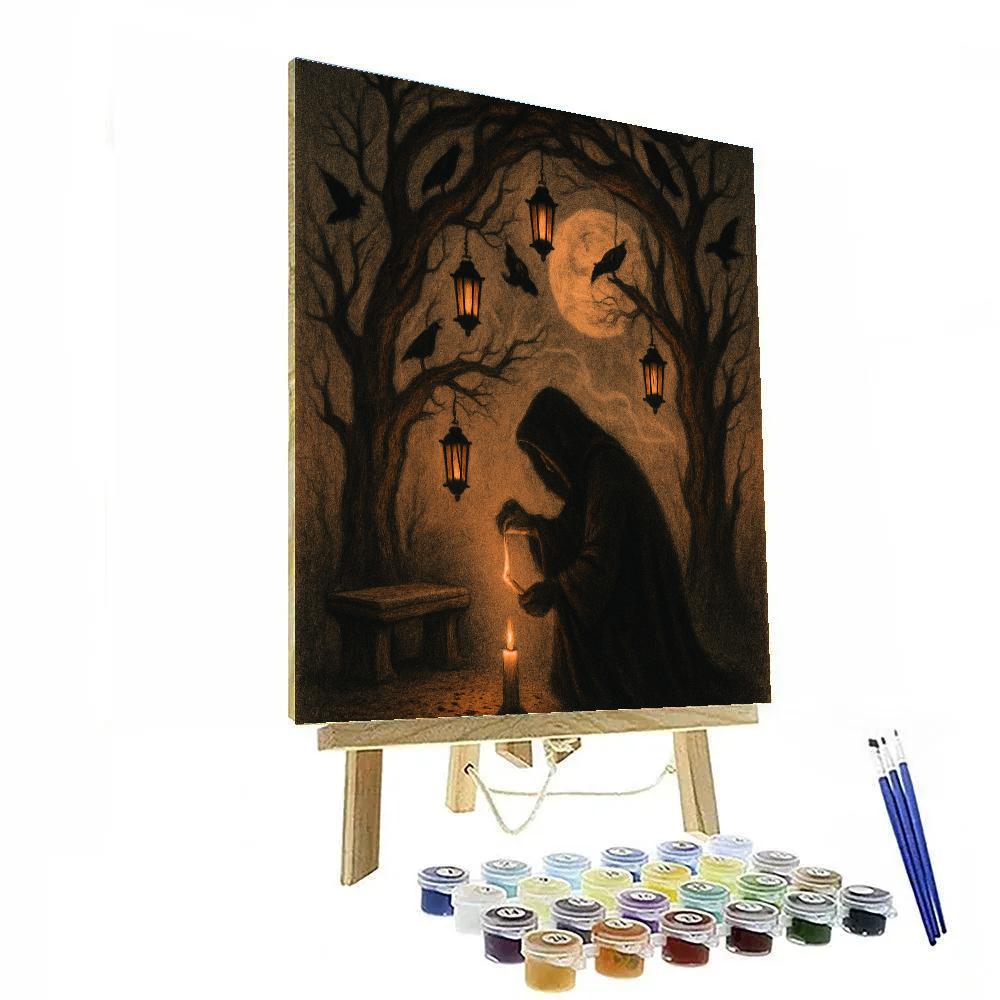 Gothic Arbor Of Lanterns Numbered painting kits