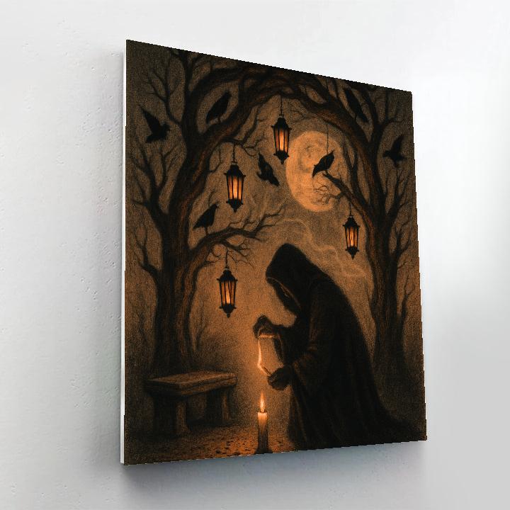 Gothic Arbor Of Lanterns Numbered painting kits