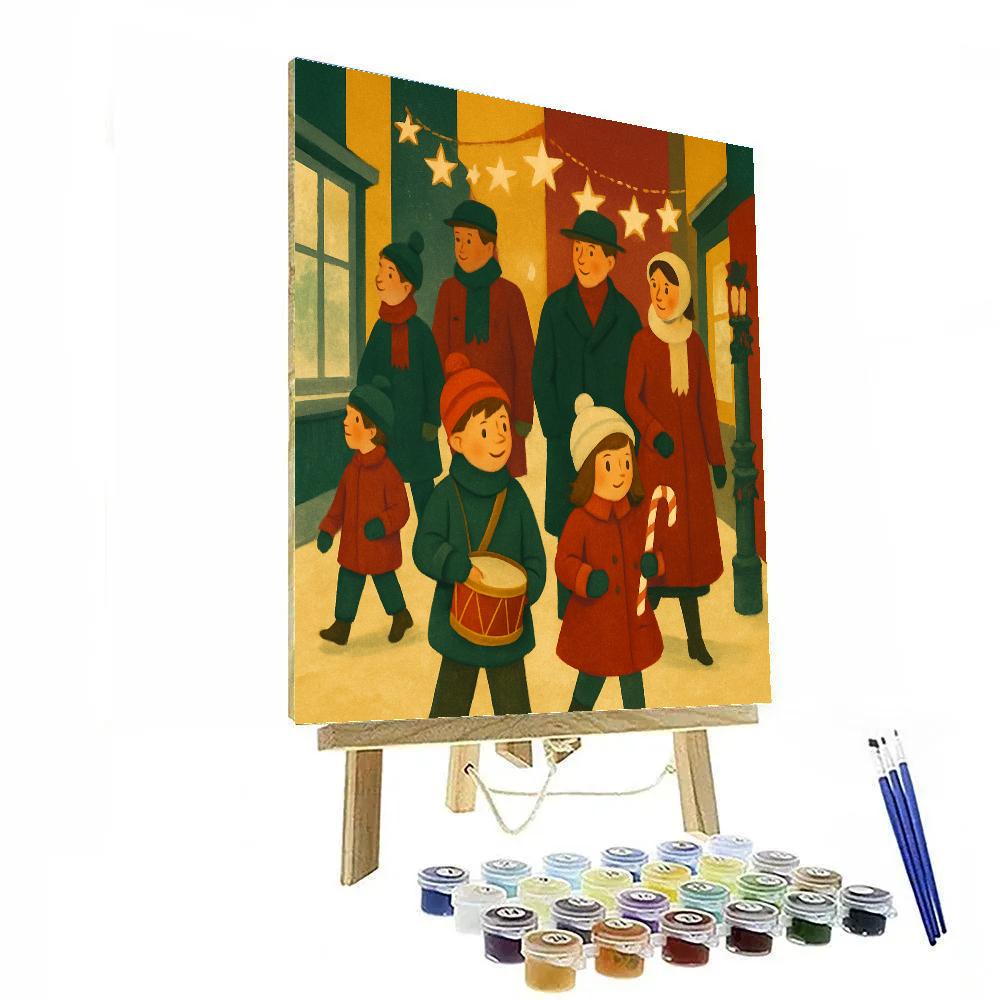 Snowflake Street Parade DIY paint by numbers
