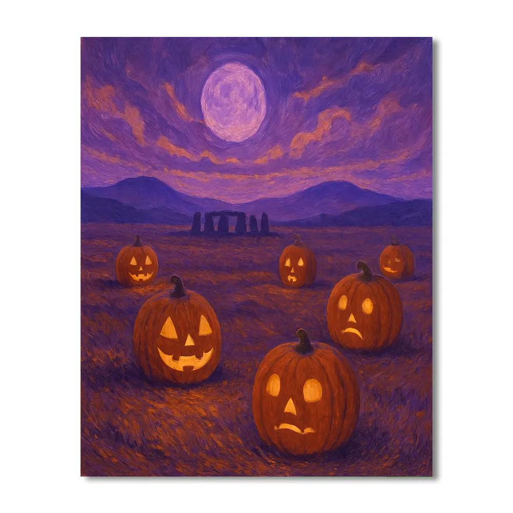 Nocturne Of The Pumpkin Moor Painting by numbers kit