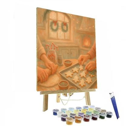 Christmas Cookie Baking Warmth painting number kit