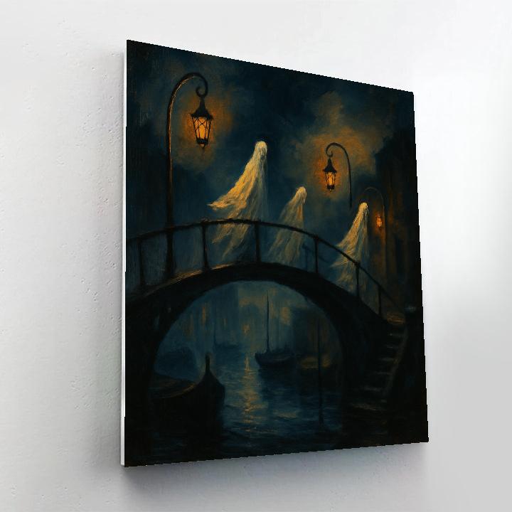 Phantom Ferry Lantern Crossing Painting by numbers kit