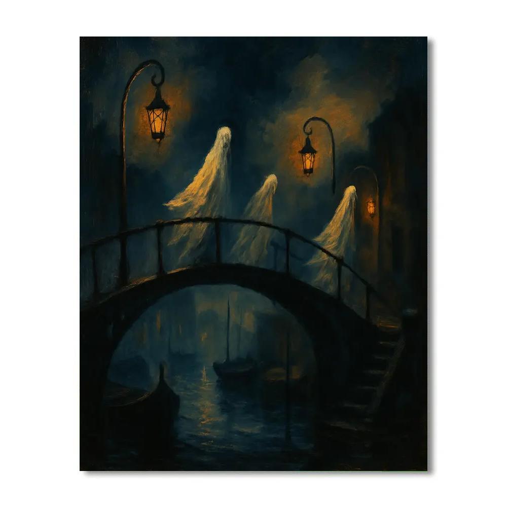 Phantom Ferry Lantern Crossing Painting by numbers kit