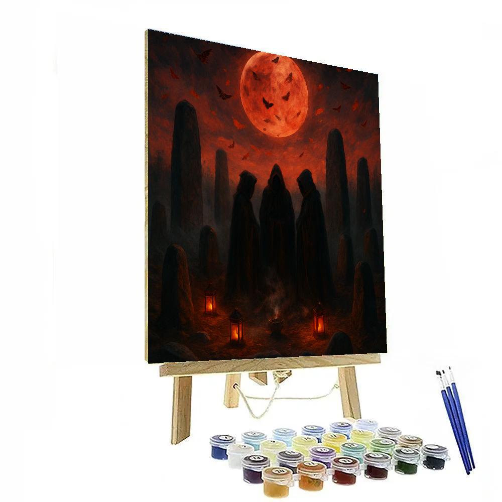 Lantern Circle At Witching Hollow paint by color