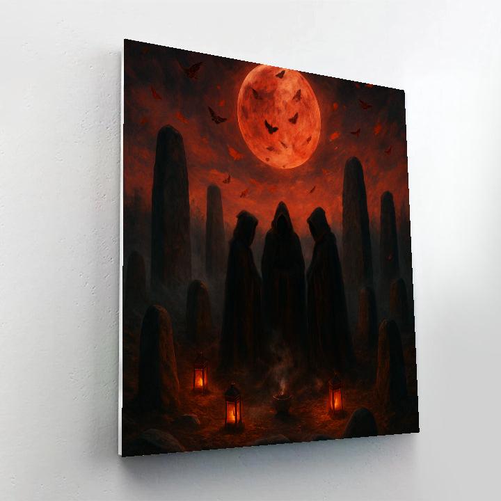 Lantern Circle At Witching Hollow paint by color