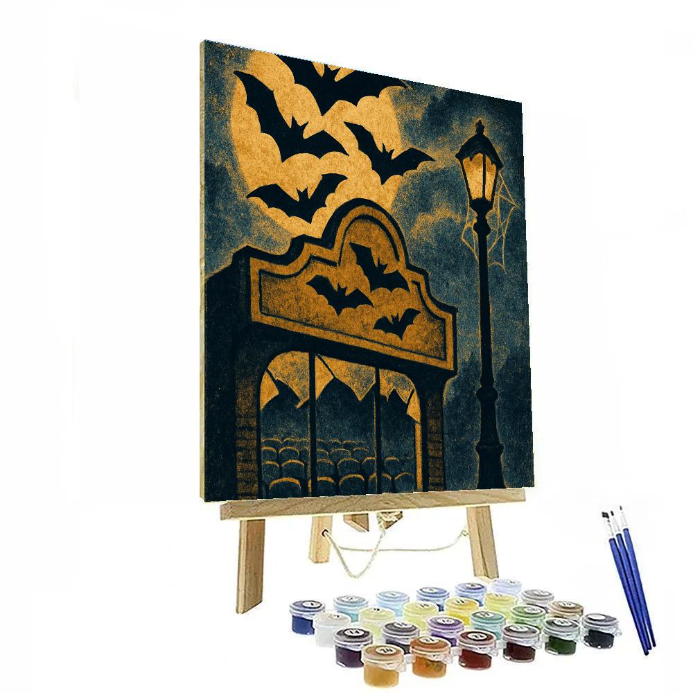 Twilight Of The Paper Bats DIY paint by numbers