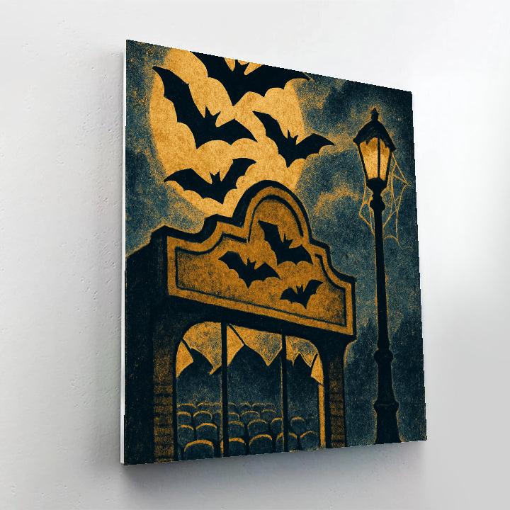Twilight Of The Paper Bats DIY paint by numbers