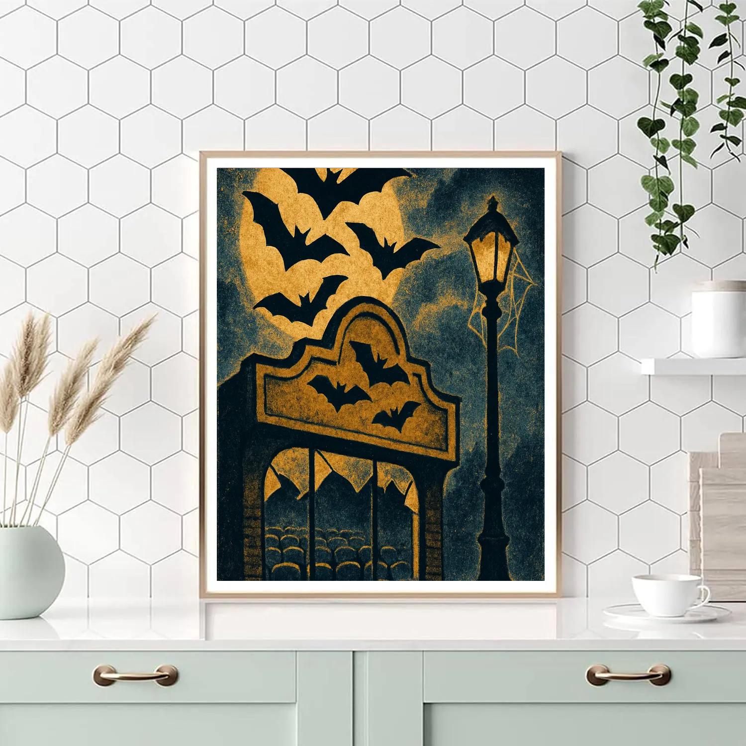 Twilight Of The Paper Bats DIY paint by numbers