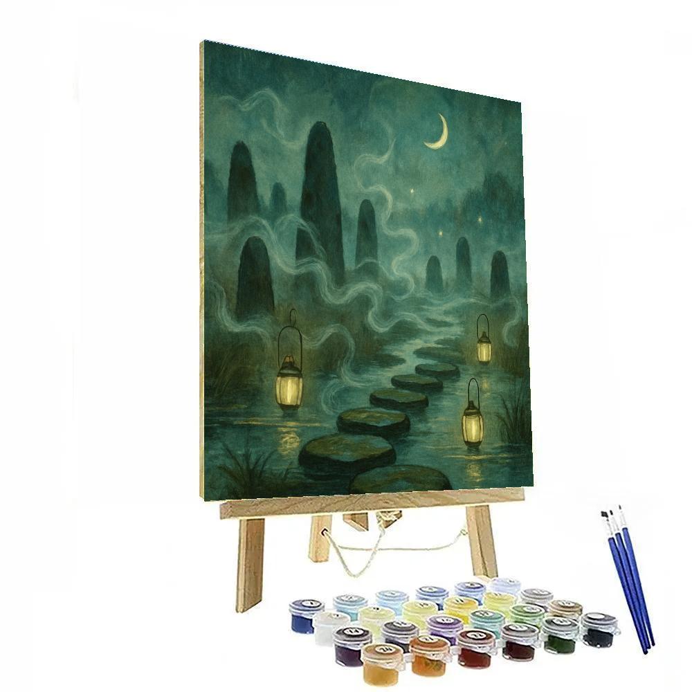 The Whispering Fen paint by numbers