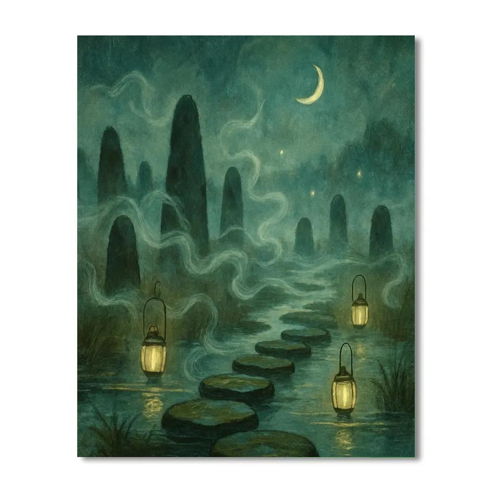 The Whispering Fen paint by numbers