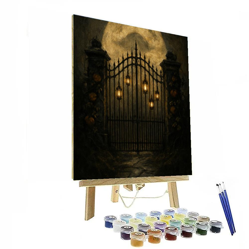 The Hollow Gate Of Lanterns DIY paint by numbers