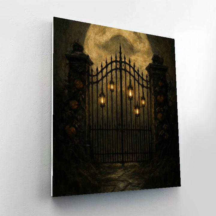 The Hollow Gate Of Lanterns DIY paint by numbers