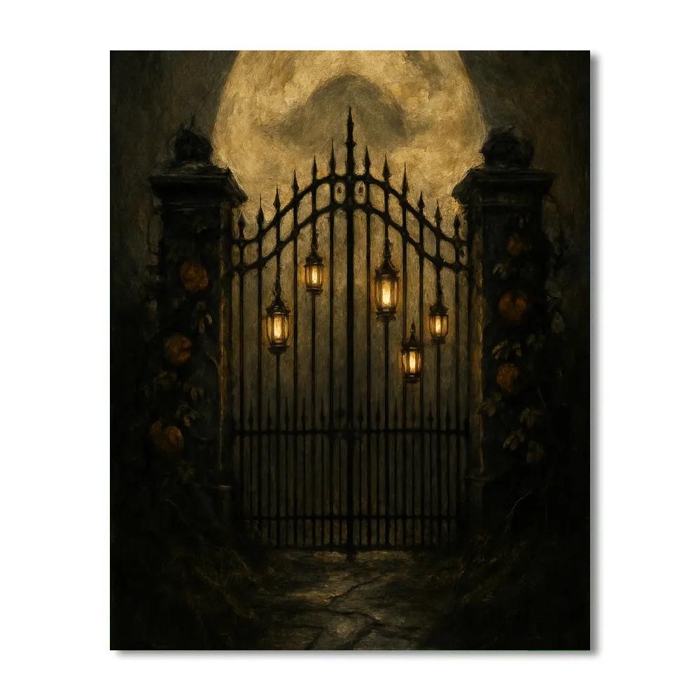 The Hollow Gate Of Lanterns DIY paint by numbers