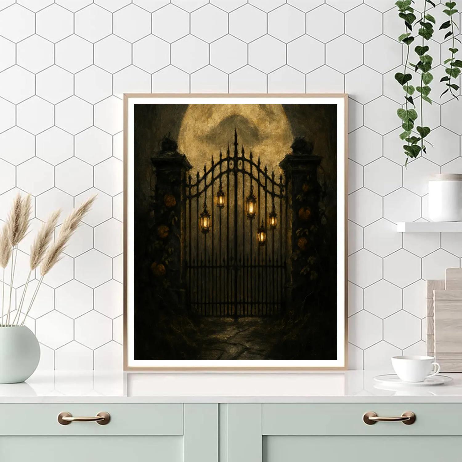 The Hollow Gate Of Lanterns DIY paint by numbers