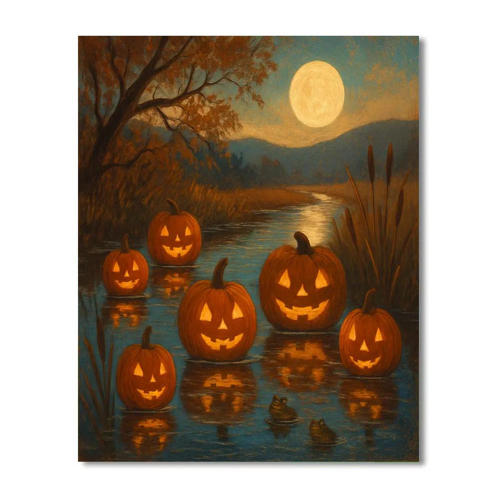 Twilight Pumpkin Riverbend paint by color