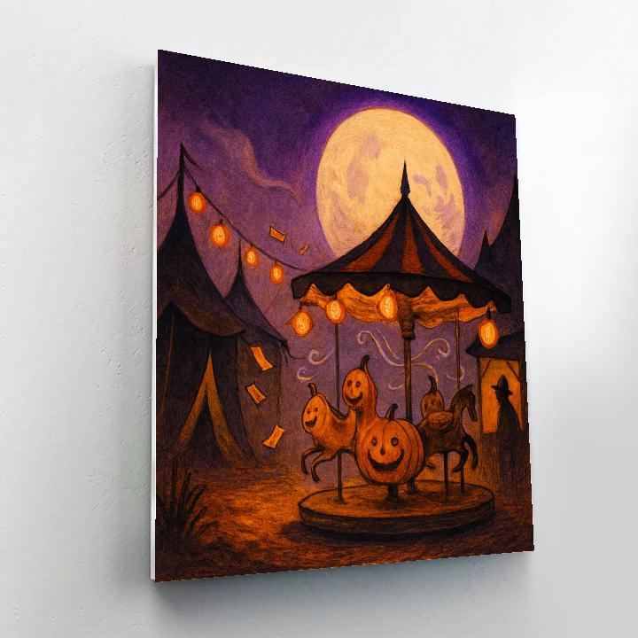 The Lantern Carnival Of Hollow Way DIY paint by numbers