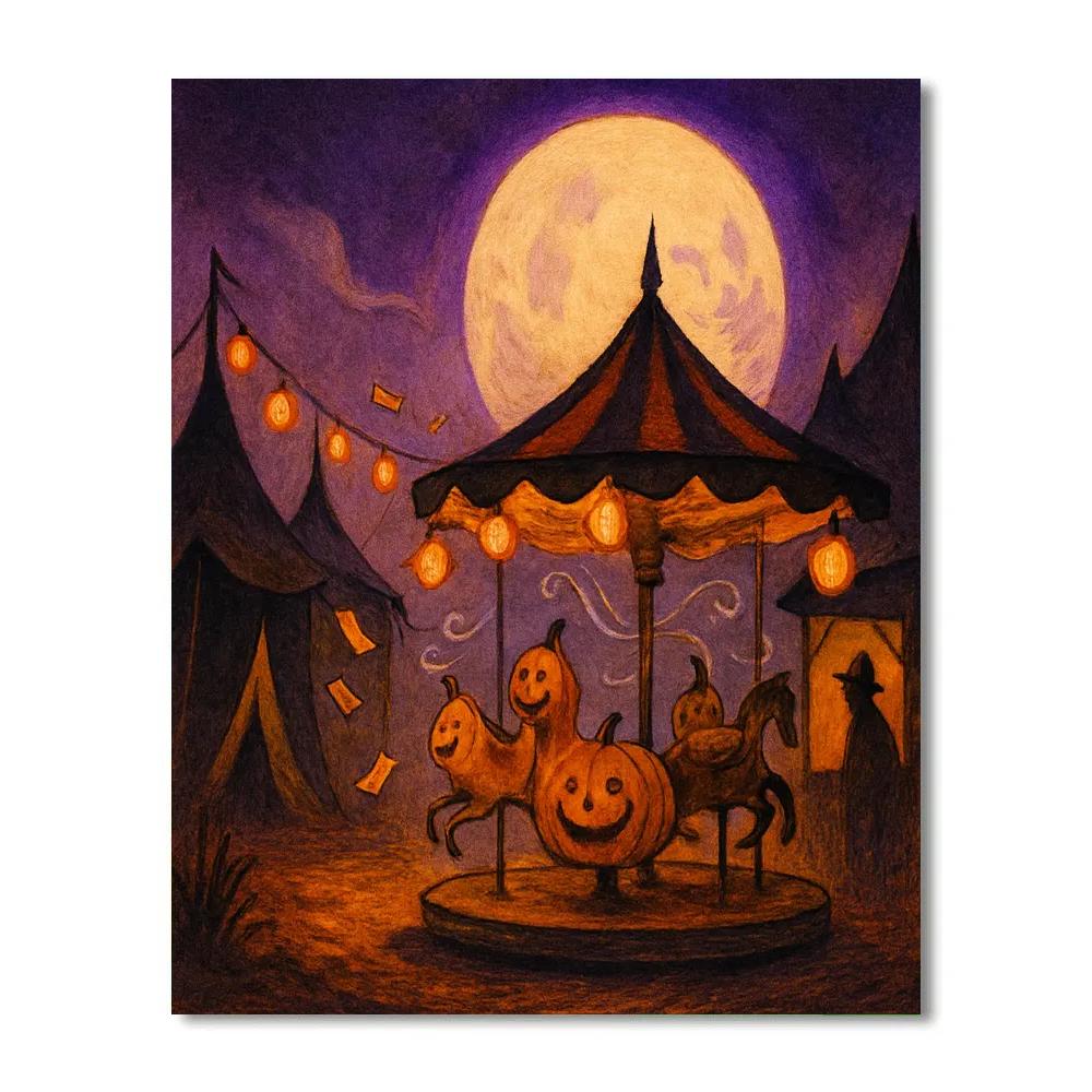 The Lantern Carnival Of Hollow Way DIY paint by numbers