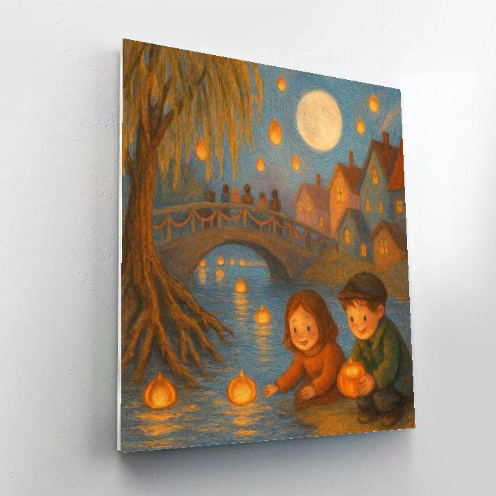 The Willowwick Lantern Festival Painting by numbers kit