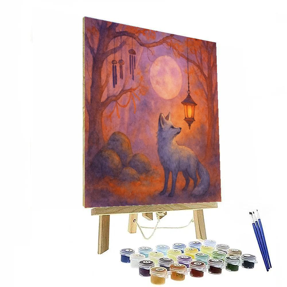 The Lantern Grove Of Echoed Songs Number painting