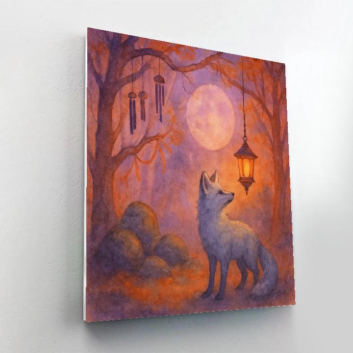 The Lantern Grove Of Echoed Songs Number painting