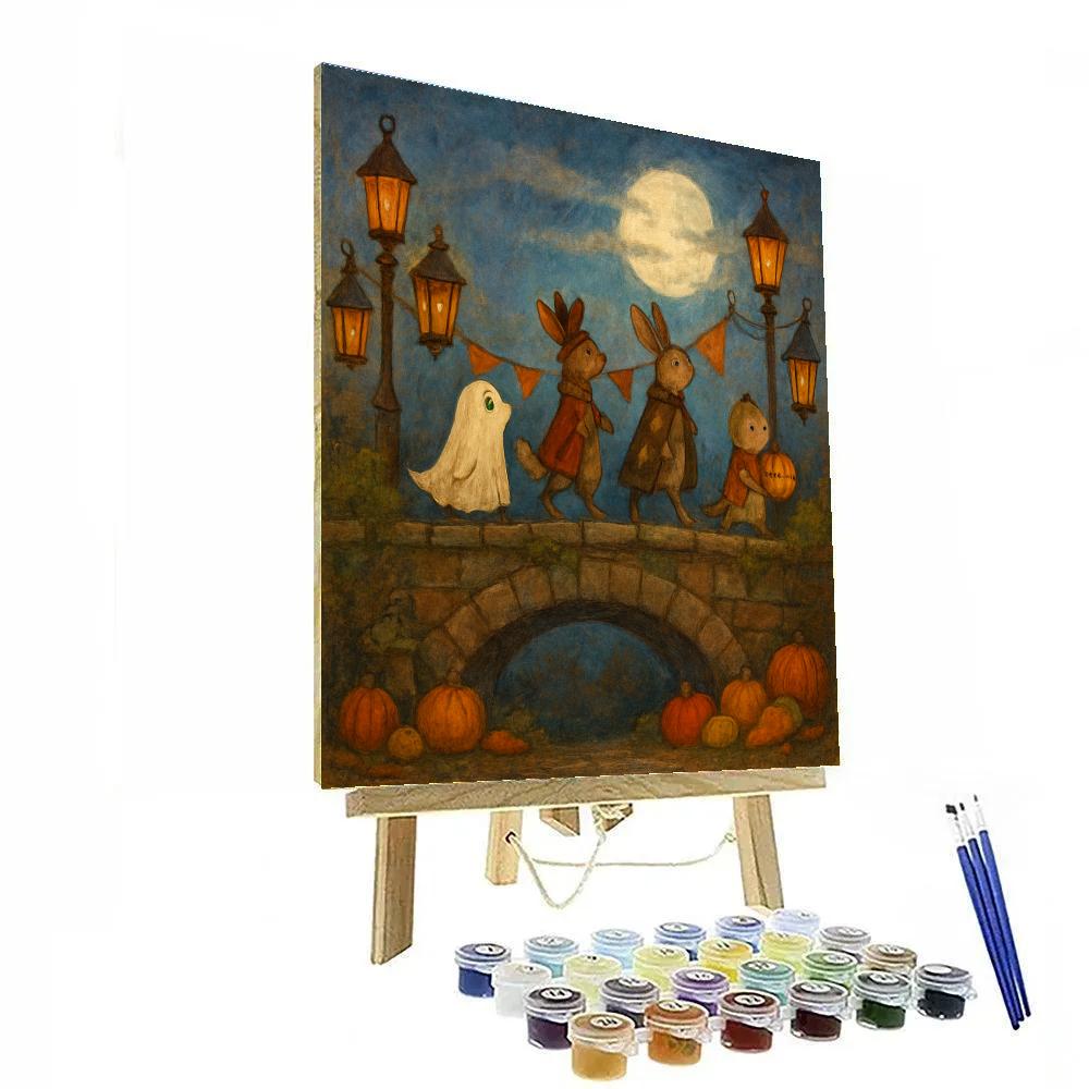 The Lantern Row Of Stonebridge paint by number