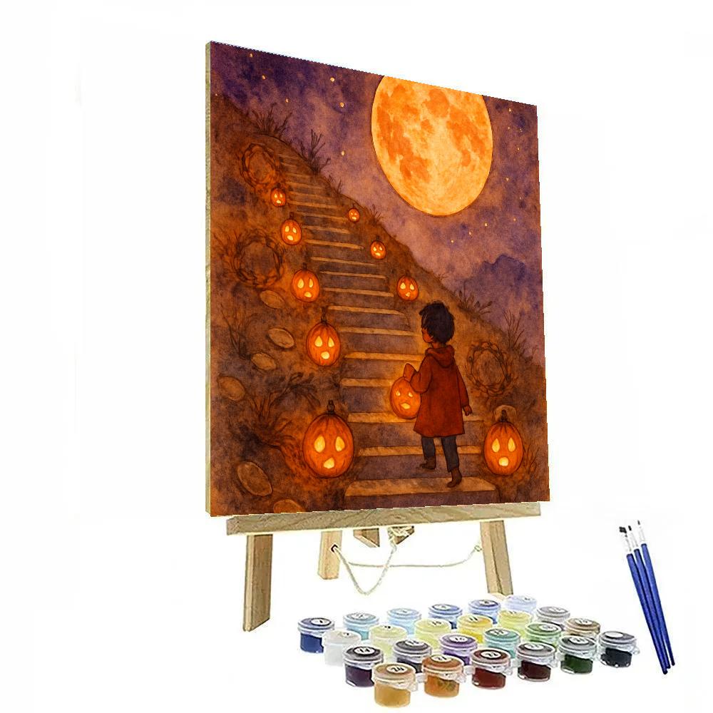 The Lantern Steps Of Old Hollow Numbered painting kits