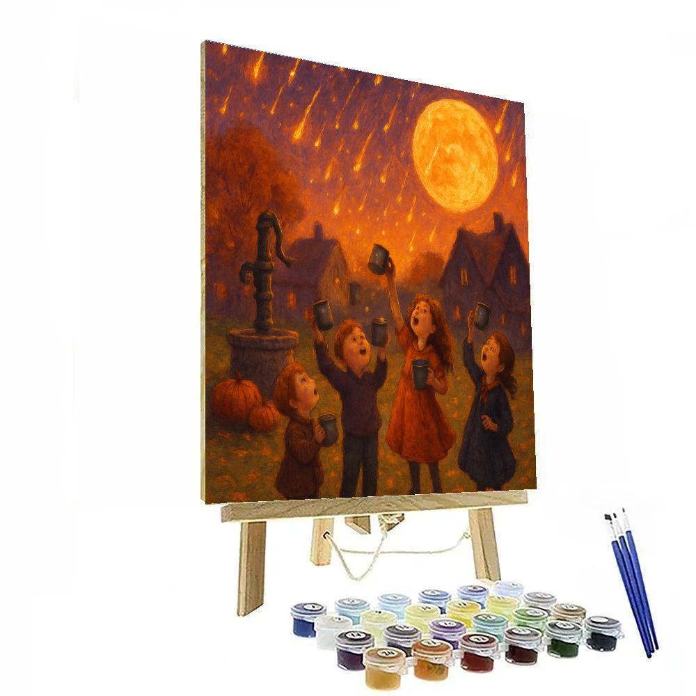 Starfall Over The Haunted Green Number painting