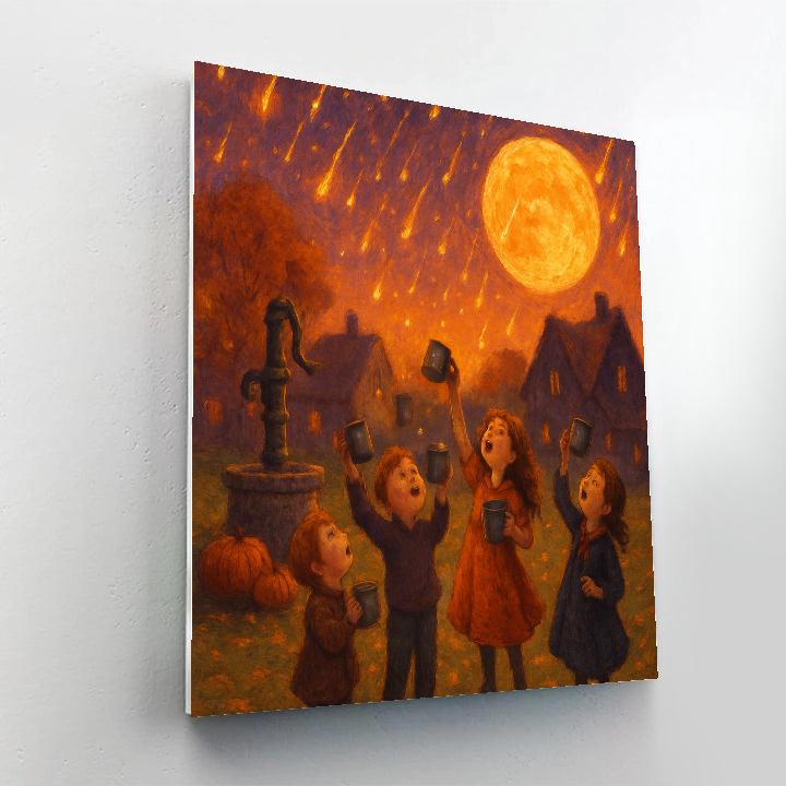 Starfall Over The Haunted Green Number painting