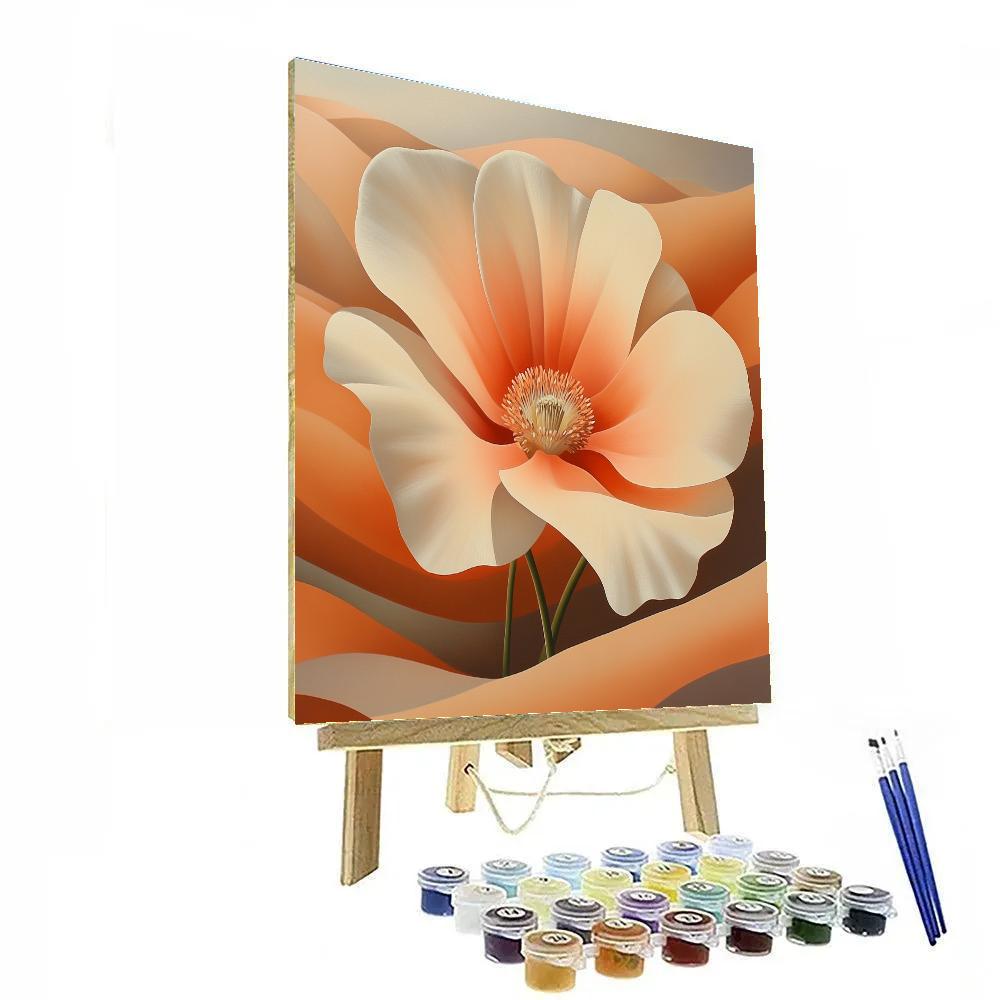 Georgia OKeeffe Inspired Desert Blooms Number painting