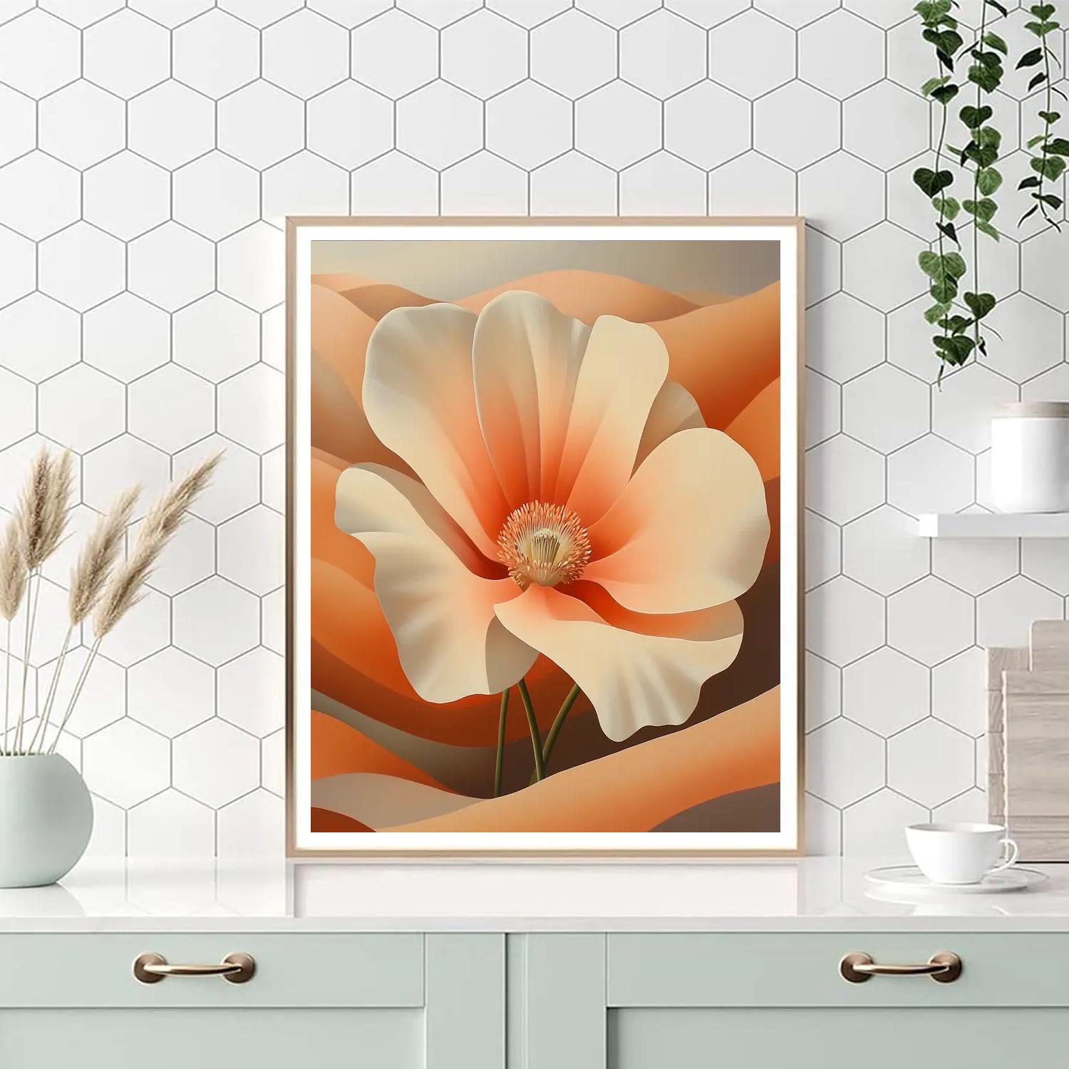 Georgia OKeeffe Inspired Desert Blooms Number painting