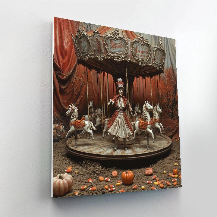 Spooky Carnival Of Lost Toys paint by color