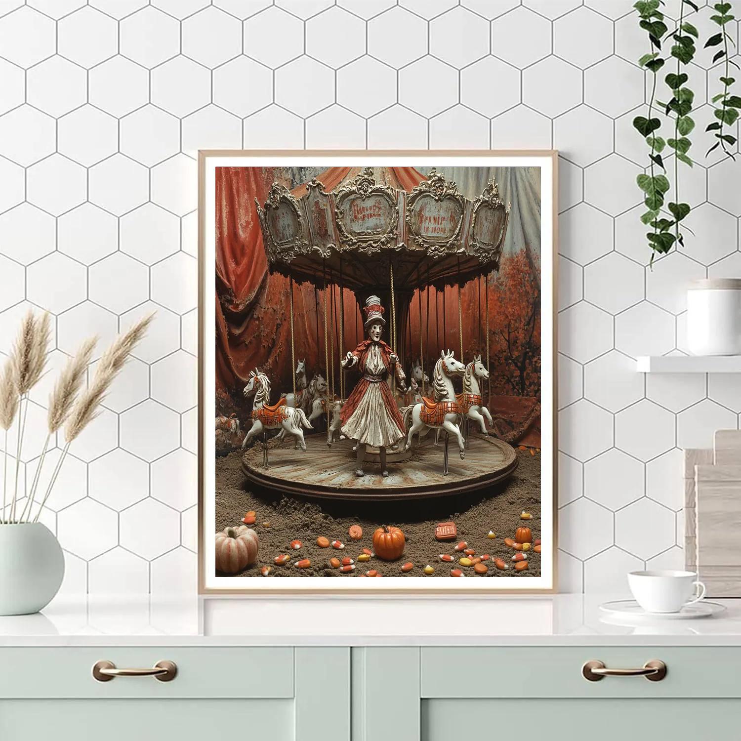 Spooky Carnival Of Lost Toys paint by color